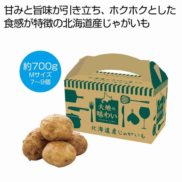 大地の味わい 北海道産じゃがいも700g　/記念品/景品/粗品/ノベルティ/販促品/プチギフト/法人向け　★ロット割れ不可　24個単位でご注文願います