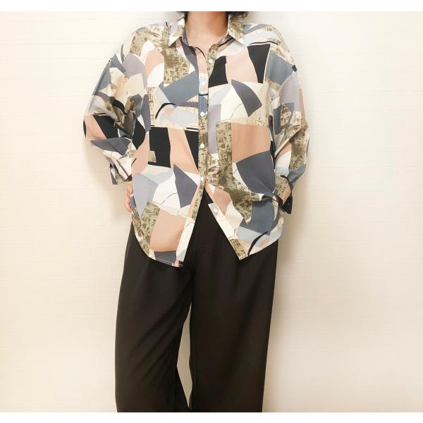 シャツ レディースファッション ブロック 柄シャツ おおきめ ゆったり 柄シャツ レディース 韓国 ロング丈 P T Buyee Buyee 提供一站式最全面最專業現地yahoo Japan拍賣代bid代拍代購服務 Bot Online
