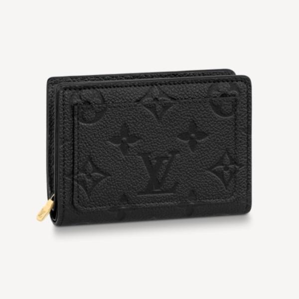 ルイ・ヴィトン LOUIS VUITTON ポルトフォイユ・クレア(M80151)ノワール 今季特売 専用✨ルイヴィトン ポルトフォイユ クレア ノワール ブラック アンプラント 折り財布