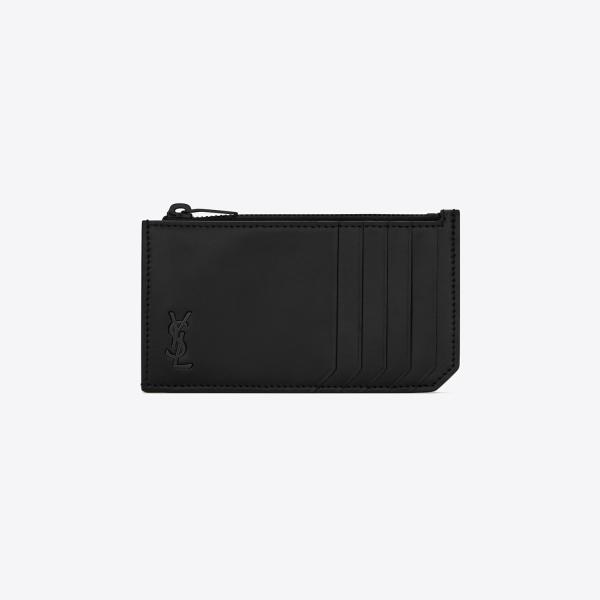 値下げ交渉 - サンローラン レザー マネークリップ カードケース 黒