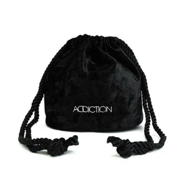 ADDICTION（アディクション） 送料無料定形外郵便 ベロア巾着ポーチ