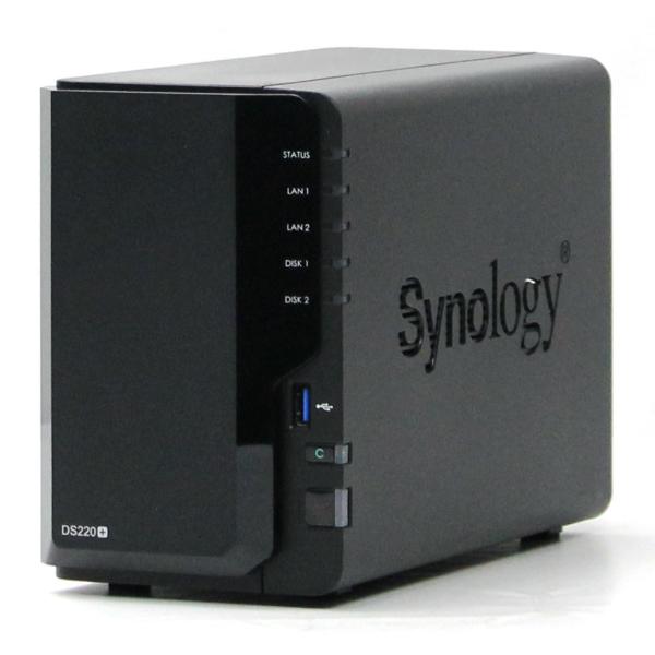 中古】 Synology DiskStation DS220+ 4TB (FAJ21002) NAS : パソコン