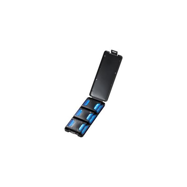 SANWASUPPLY サンワサプライ SDカードケース 6枚収納 ブラック (FC-MMC23SDBK)