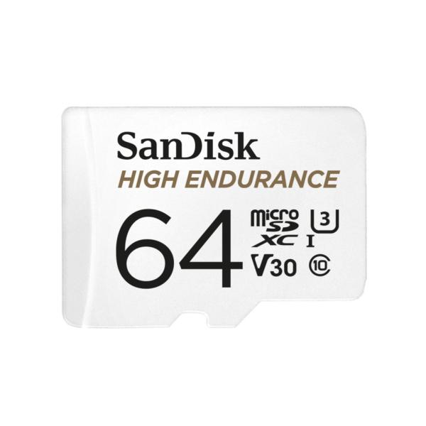SanDisk サンディスク マイクロsdカード MicroSDXC UHS-I calss10 ドライブレコーダー向け高耐久カード 64GB (SDSQQNR-064G-GN6IA)