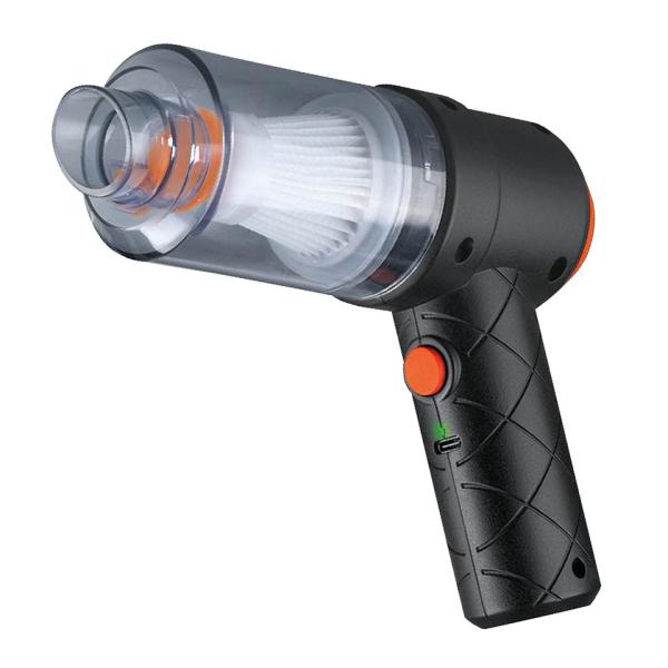 コンパクト＆軽量設計で手軽に使える吸引・送風の両用ハンディクリーナー。マイカーの車内や卓上に、家具のすき間やサッシなど様々なシーンで使用できます。充電式・コードレスタイプだから、線が届かない・絡まるなどのストレスもありません♪保証期間：メー...