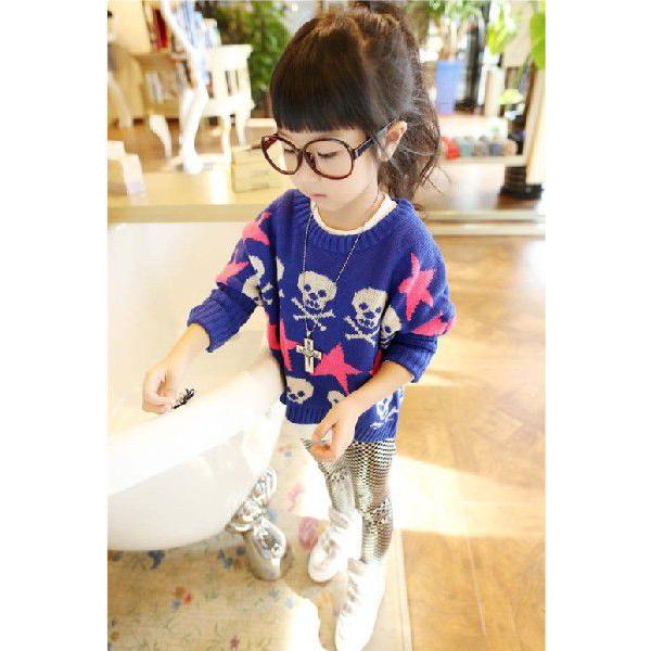 黒色 青色 スカル ドクロ ニット セーター かわいい かっこいい 男の子 女の子 子供服 100 110 1 130 140 Buyee Buyee Jasa Perwakilan Pembelian Barang Online Di Jepang