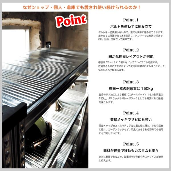 スチール 棚 ラック 3段 簡単 リビング ダイニング ガレージ インテリア ショップ キッチン Metal System メタルシステム 収納 タイヤ Ms13 Ga9 455 Buyee Buyee Japanese Proxy Service Buy From Japan Bot Online