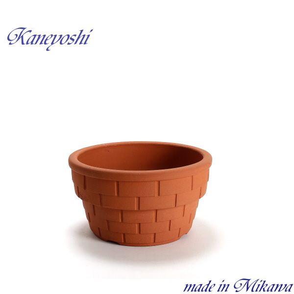 植木鉢 陶器 おしゃれ サイズ ２１cm 安くて丈夫 ｒｍｐレンガ丸プランター ７号 4102 植木鉢のお店 どっちゃん 通販 Yahoo ショッピング