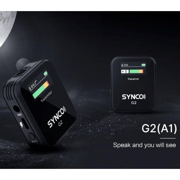 技適マーク認証 SYNCO G2 A1 ワイヤレスピンマイクシステム スマホ外