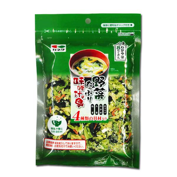 カネタ・ツーワン  徳用野菜たっぷり味噌汁の具 90g × 2袋