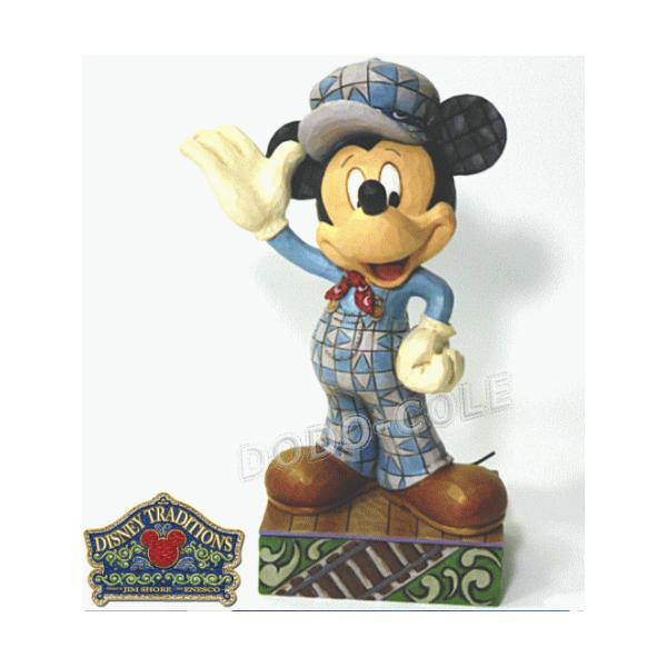ミッキー 汽車機関士 Mickey Train Engineer ジム ショーア フィギュアリン アメリカディズニーパーク 限定 グッズ