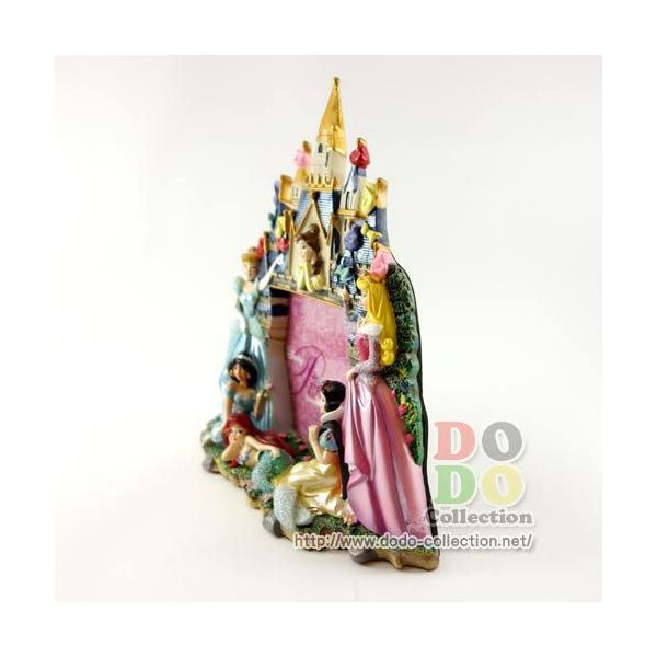 ディズニープリンセス キャッスル フォトスタンド 写真立て 限定 お土産 在庫一掃 グッズ アメリカディズニーパーク