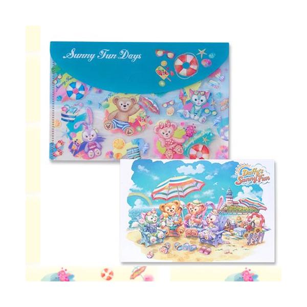 ポストカード クリアホルダー ダッフィーのサニーファン 19 夏 東京ディズニーシー限定