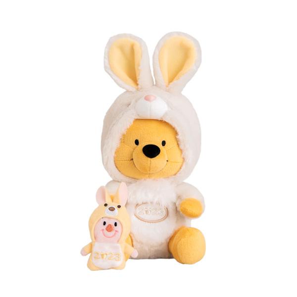 Disney うさぎ年 くまのプーさん ぬいぐるみ フィンガーパペット Disney うさぎ年 くまのプーさん ぬいぐるみ フィンガーパペット