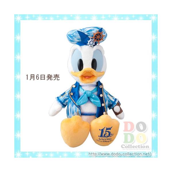 ドナルド ぬいぐるみ ザ イヤー オブ ウィッシュ グランドフィナーレ 東京ディズニーシー15周年限定 グッズ お