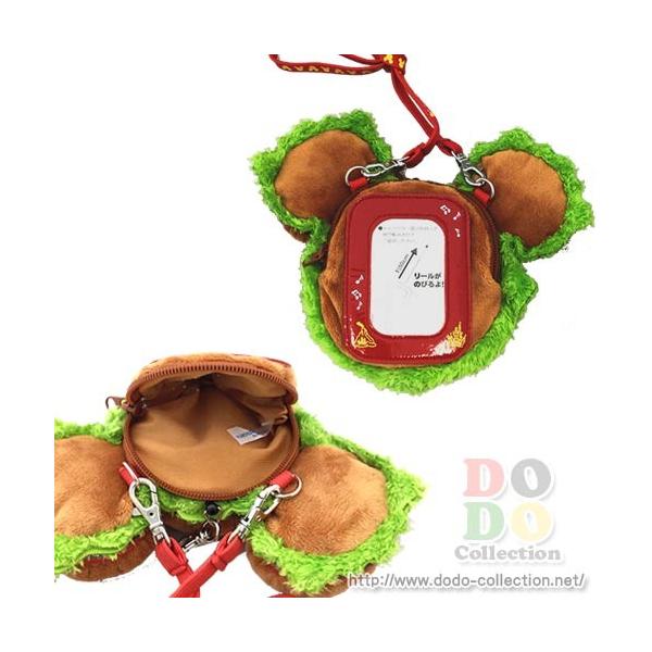 パスケース ポーチ ミッキー顔型 ハンバーガー コインケース 東京ディズニーリゾート 初回限定 限定 グッズ お土産