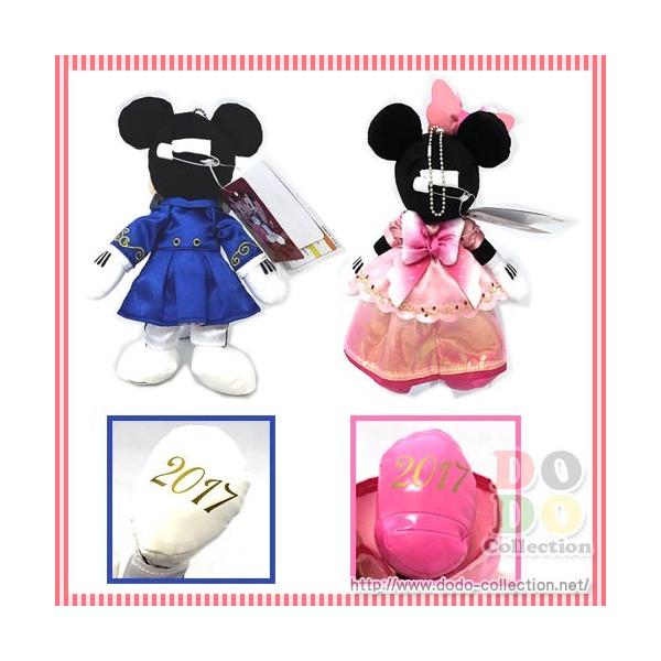 新品 送料無料 ミッキー ミニー ぬいぐるみバッジ ペアセット バレンタイン ナイト 17 グッズ お土産 東京ディズニーシー 限定