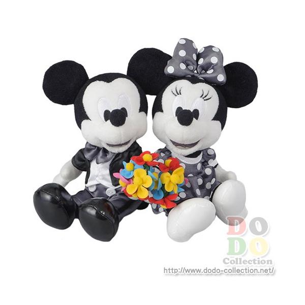ミッキー ミニー 人気 おすすめ ペアぬいぐるみ セット モノクロ ワンマンズドリームii 東京ディズニーランド限定
