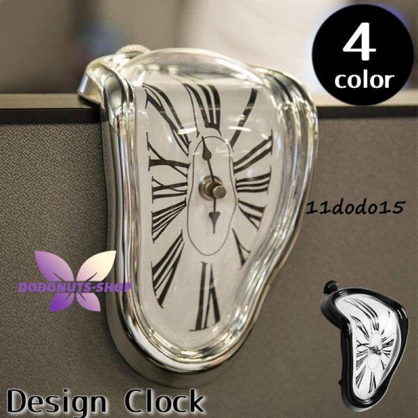 まるで溶けたようなフォルムがおしゃれな置時計です。お部屋のインテリアとしても◎【サイズについて】画像をご参照ください【素材について】ガラス、プラスチック【カラーについて】生産ロットにより柄の出方や色の濃淡が異なる場合がございます。お使いのモ...