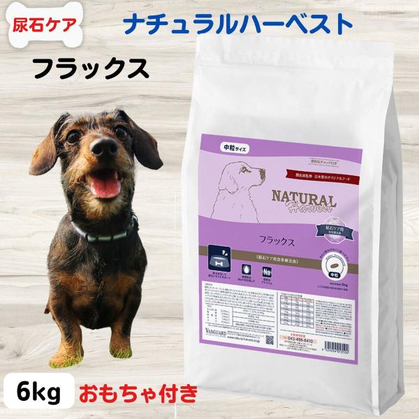 ナチュラルハーベスト フラックス 無添加 6kg 結石ケア シュウ酸