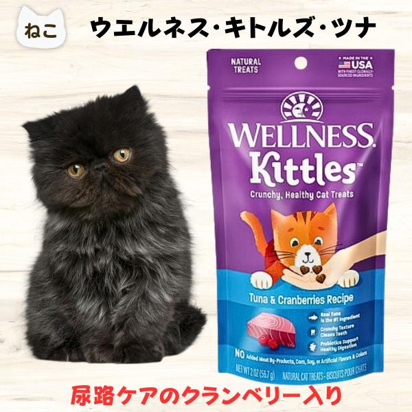 おやつ 尿路結石予防 クランベリー配合 ツナ味 ウェルネス 無添加 キトルズシリーズ