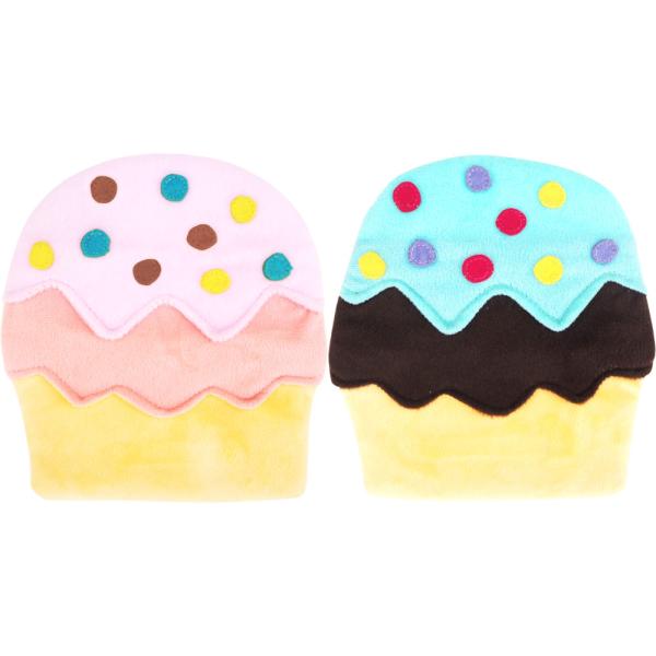 ひえひえポーチ アイスクリーム小動物用の保冷剤ケースです。暑い季節のおでかけのおともにケージ内の保冷の補助にピッタリです。内側はアルミ素材、外側はボア生地にする事で冷えすぎ防止になっています。フェレット、チンチラ、モルモットなどの厚さに弱い...