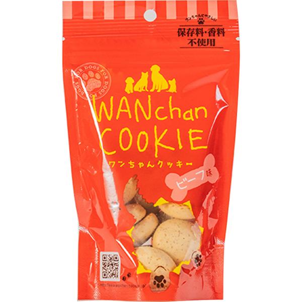 清水物産ワンちゃんクッキー スタンド袋 ビーフ味70g