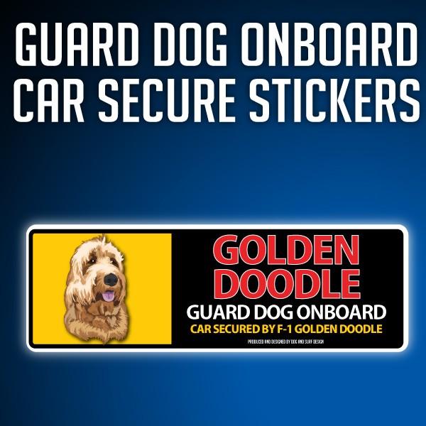 スーパーリアルイラストレーションオンボードステッカーです。犬種のリアルなイラストと目立つ大きな犬種名ガードドッグが乗ってて車を守ります＜耐光・耐水＞顔料インクを使用してるので外での使用も問題ありません。表面はラミネート加工もしていますので水...