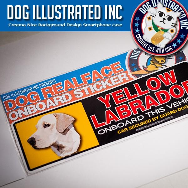 スーパーリアルイラストレーションオンボードステッカーです。犬種のリアルなイラストと目立つ大きな犬種名ガードドッグが乗ってて車を守ります＜耐光・耐水＞顔料インクを使用してるので外での使用も問題ありません。表面はラミネート加工もしていますので水...