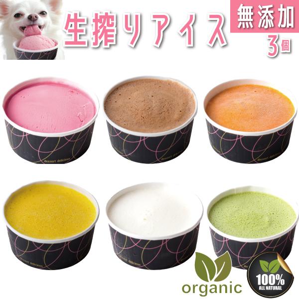 犬用アイスクリーム 3個 無添加 国産 ヒューマングレード 熱中症対策 夏バテ防止 水分補給 手作り食補助 食欲不振サポート 犬 アイス 栄養補給