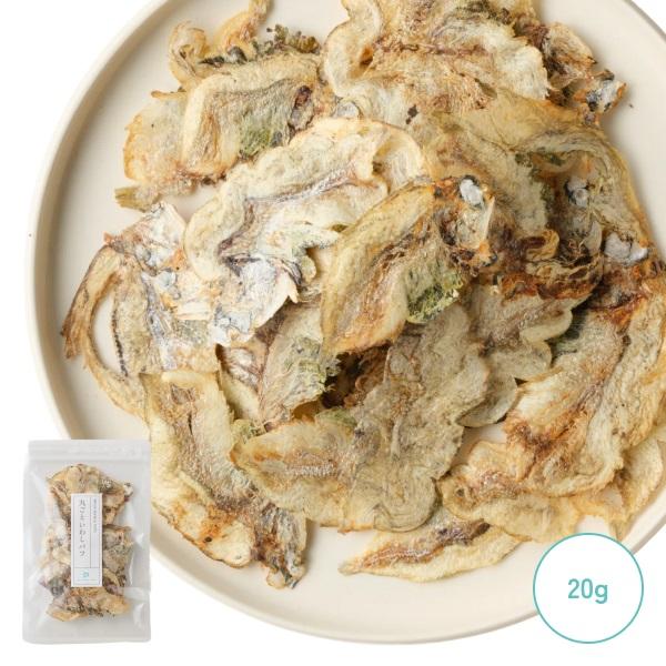 犬 おやつ 無添加 国産 まるごと いわし パフ 20g ｜ 鰯 イワシ 魚 ヘルシー 低カロリー 保存料防腐剤不使用 柔らかい 犬用 猫用