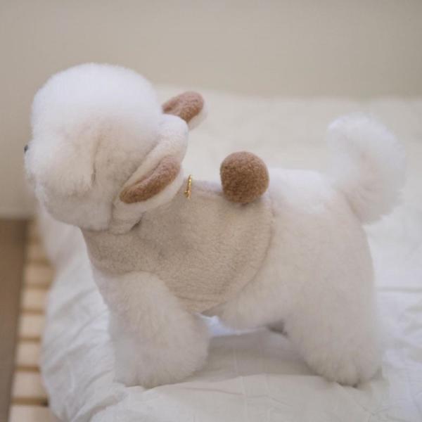 韓国で購入 犬服 クマとウサギデザイン 2点セット 犬用品 韓国で購入 犬服 クマとウサギデザイン 2点セット