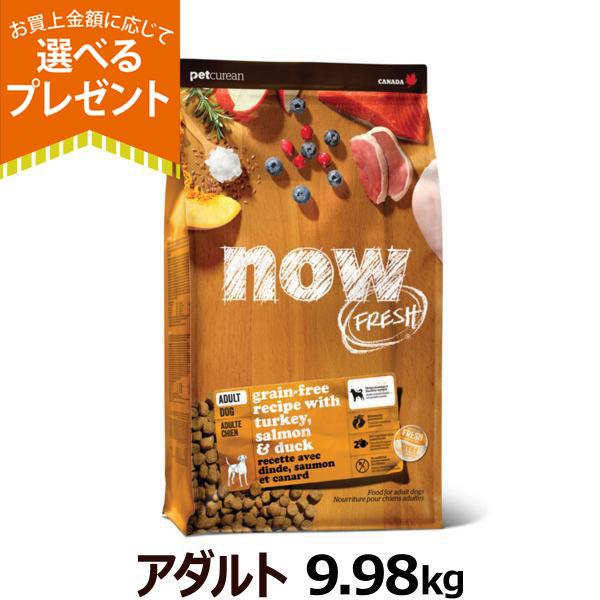 (選べるプレゼント付き)ナウ フレッシュ アダルト9.98kg 犬 ドッグ ドック 成犬 アダルト フレッシュミート ドライ
