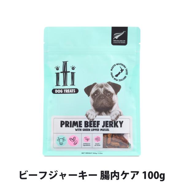 iti イティドッグ トリーツ 凝縮カットビーフ 腸内ケア 100g 犬 猫 おやつ :0763769047753:ドッグパラダイスぷらすニャン -  通販 - Yahoo!ショッピング