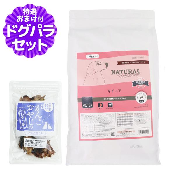 （パッケージ変更済）ナチュラルハーベスト キドニア 腎臓ケア用 6kg＋国産無添加さかなのおやつ