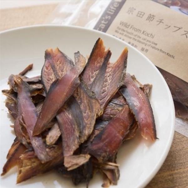 猫用 高知産かつお 宗田節チップス １５０g お得な大袋 カツオ 無塩 減塩 無添加 国産