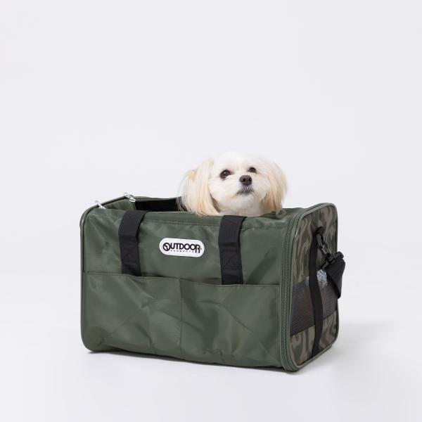 BE THE LABEL 犬用キャリーバッグ オリーブグリーン dogwithme_od223-011-004