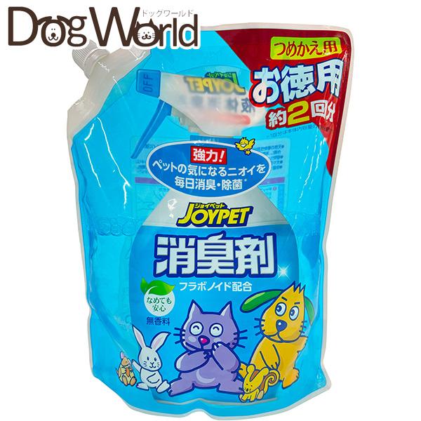 天然の植物抽出物であるフラボノイドが、ペット特有の気になるニオイに強力に作用し、消臭。■用途：ペット用消臭剤（つめかえ用）■成分：緑茶乾留エキス（フラボノイド）、除菌剤■内容量：650ml■原産国：日本■JAN：4973293002432