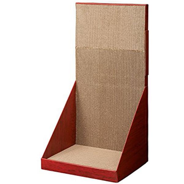 ウォール型の爪とぎでリラックス。いつでも“ガリガリ”ご満悦。■材質：紙、段ボール■原産国：中国■サイズ：約350×320×700（mm）■重量：約1,850gAIM create mju 爪とぎ ラウンジ おもちゃ 段ボール またたび