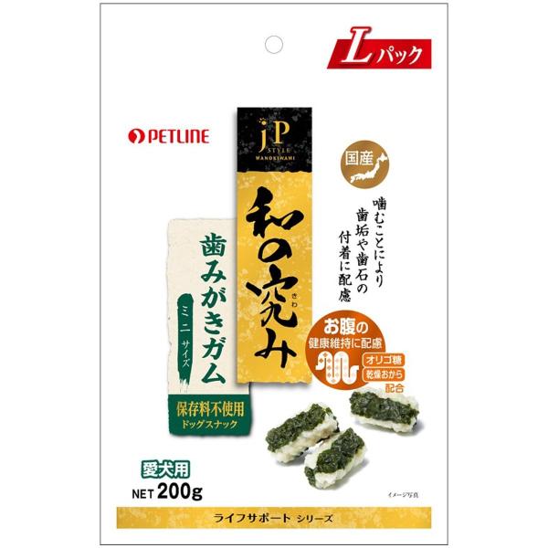 他サイト： ジェーピースタイル 和の究み 歯みがきガム ミニサイズ 200gの商品画像