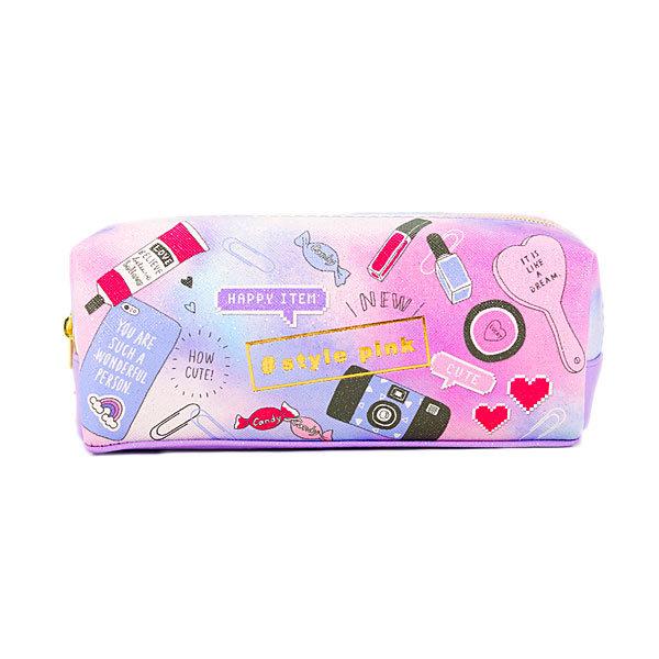 筆箱 ペンケース ボックス タイプ 女の子 向け コスメアイテムいっぱい Style Pink 小学生 中学生 高校生 にぴったり クラックス ドイブングテン 通販 Yahoo ショッピング