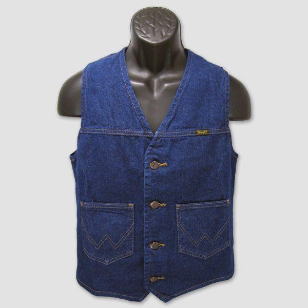 Bonum ボナムWrangler ラングラー　リメイク　デニム　ベスト 90s “Wrangler” remake denim vest / 古着 ラングラー リメイク