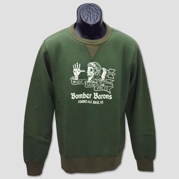 BUZZRICKSON BR67449 スウェット BOMBER BARONS BUZZ RICKSON'S バズリクソン BUZZ RICKSON'S ミリタリースウェット