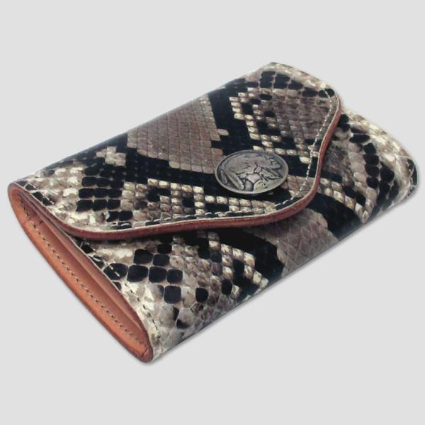 �t�@�j�[�@FUNNY�@�R�C���P�[�X�E�x���[�Y�@�p�C�\���@�gFUNNY Coin Case Bellows Python 5c Indian Rep�h
