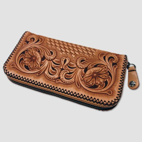 t@j[@FUNNY@`[[YEEHbg STCY@gFUNNY ORIGINAL CHARLIE'S WALLET S size CRAFT TOOLING LEATHER hFN-CW-CRAFT-S