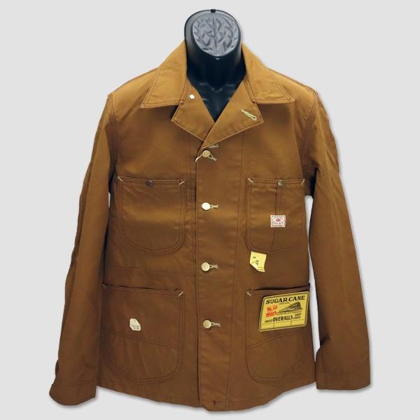 SUGAR CANE シュガーケーン SUGAR CANE ブラウンダック ワークコート