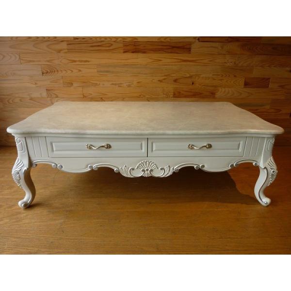 中古 ロココ様式 エレガント センターテーブル 大理石天板 ヨーロピアン リビング 応接机 猫脚 白 姫系家具 クラシカル Buyee Buyee บร การต วกลางจากญ ป น ซ อจากประเทศญ ป น