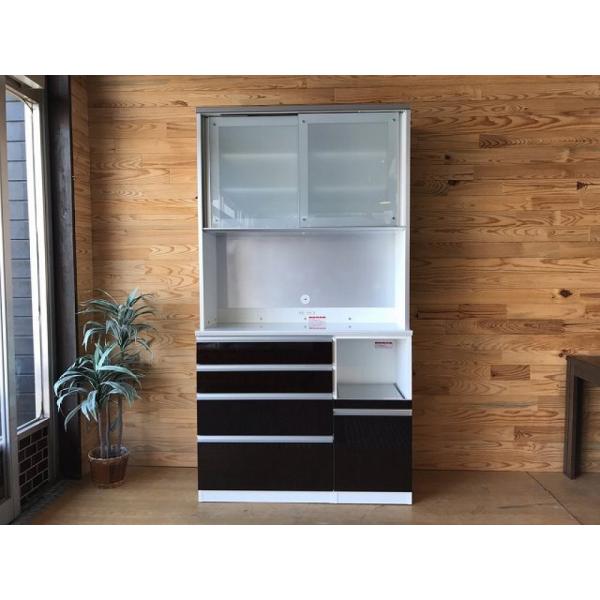 【中古】 東京インテリア/高橋木工所/SUNNY/サニー/レンジボード/EXセレクト/キッチン収納/レンジ台/食器棚