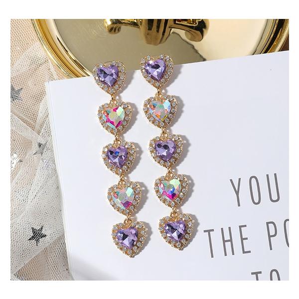 ピアス レディース 韓国 揺れる アクセサリー ビジュー オルチャン ハート Twice 大ぶり Buyee Buyee 日本の通販商品 オークションの代理入札 代理購入