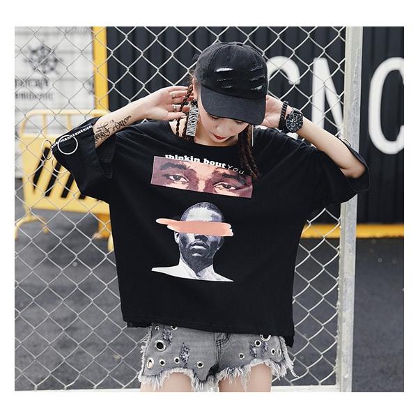 韓国ファッション レディース 半袖tシャツ ストリート系 原宿系 オルチャン 個性的 夏 2xl Xxl 3l 大きいサイズ有 Buyee Buyee 日本の通販商品 オークションの代理入札 代理購入